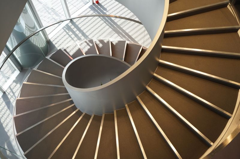 Curved Staircase Installation in Wilmington, NC