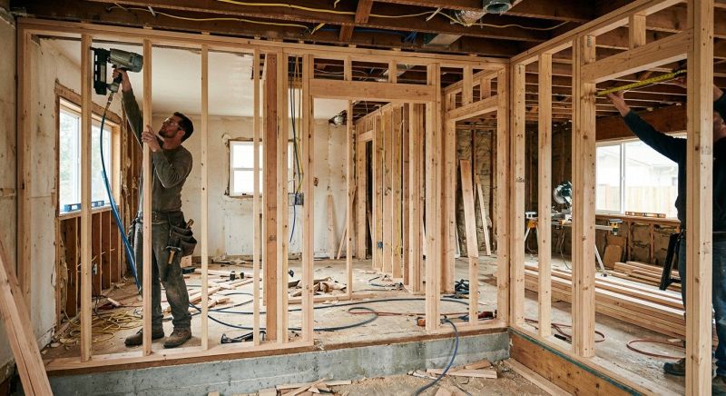 Home Remodeling Framing in Wilmington, NC