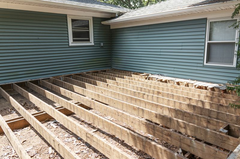Pine Deck Installation in Worcester, MA