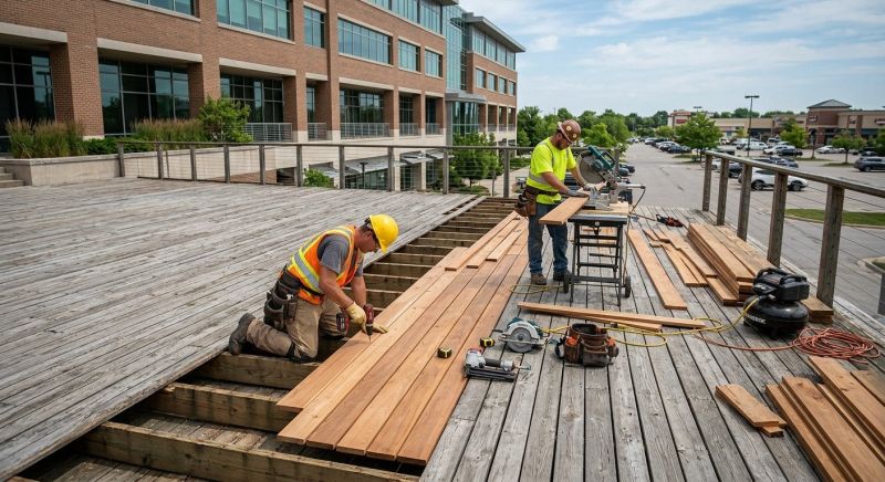 Redwood Deck Repair in Redmond, WA
