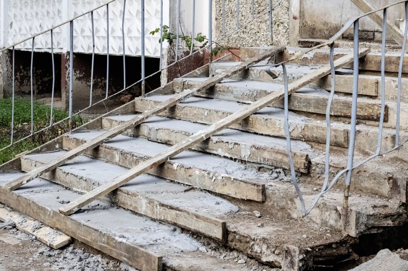 Wood Stair Railing Repair in Olathe, KS