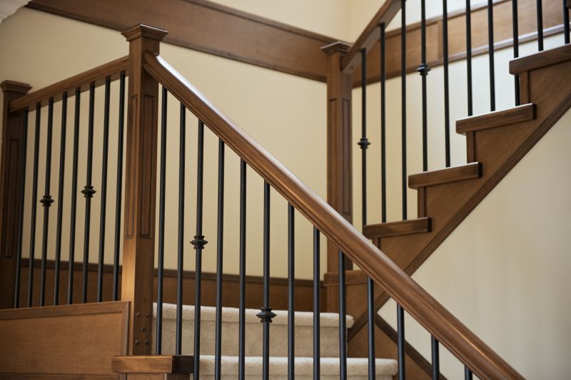 Wooden Banister Installation in Olathe, KS