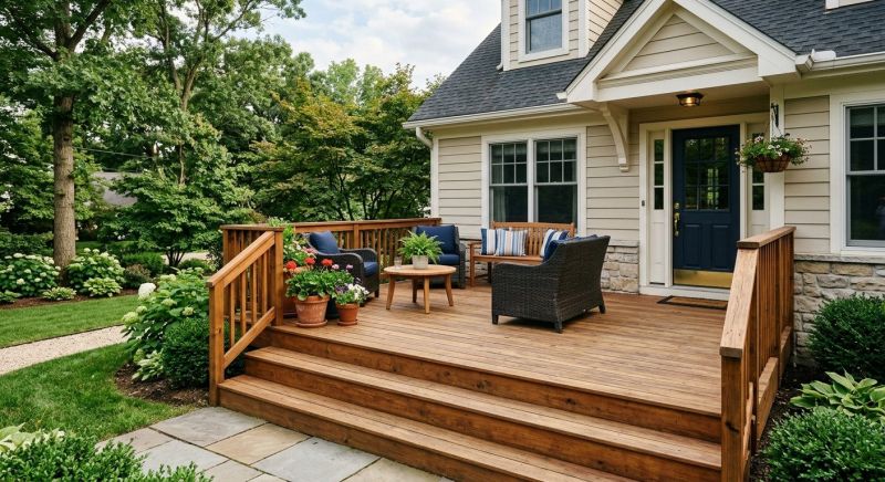 Wooden Veranda Construction in Seattle, WA